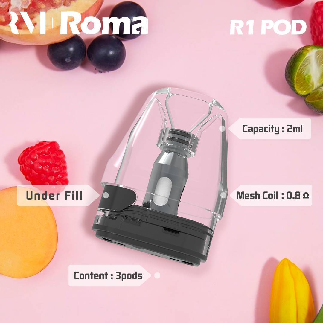 Roma R1 羅馬注油式主機 | 皮革機身 | 兼容 OXVA XLIM 小蠻牛系列 | 主機/空倉/空彈-5