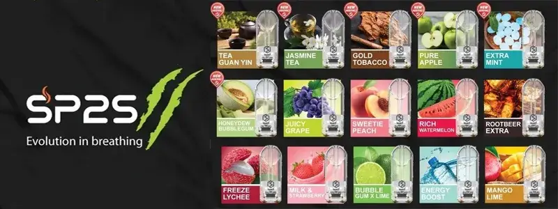 【牛奶草莓味】SP2S拋棄式菸彈 適配一代主機 3顆替換裝-1