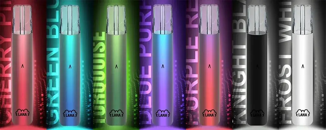 【漸變紫】LANA電子煙霧化器 通用一代系列煙彈 霧面主機-1