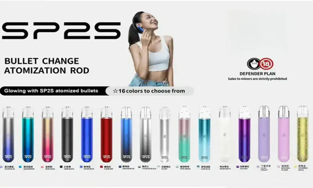 【16色】SP2S電子煙機推薦 高效霧化 適配一代煙彈 發光煙桿-1
