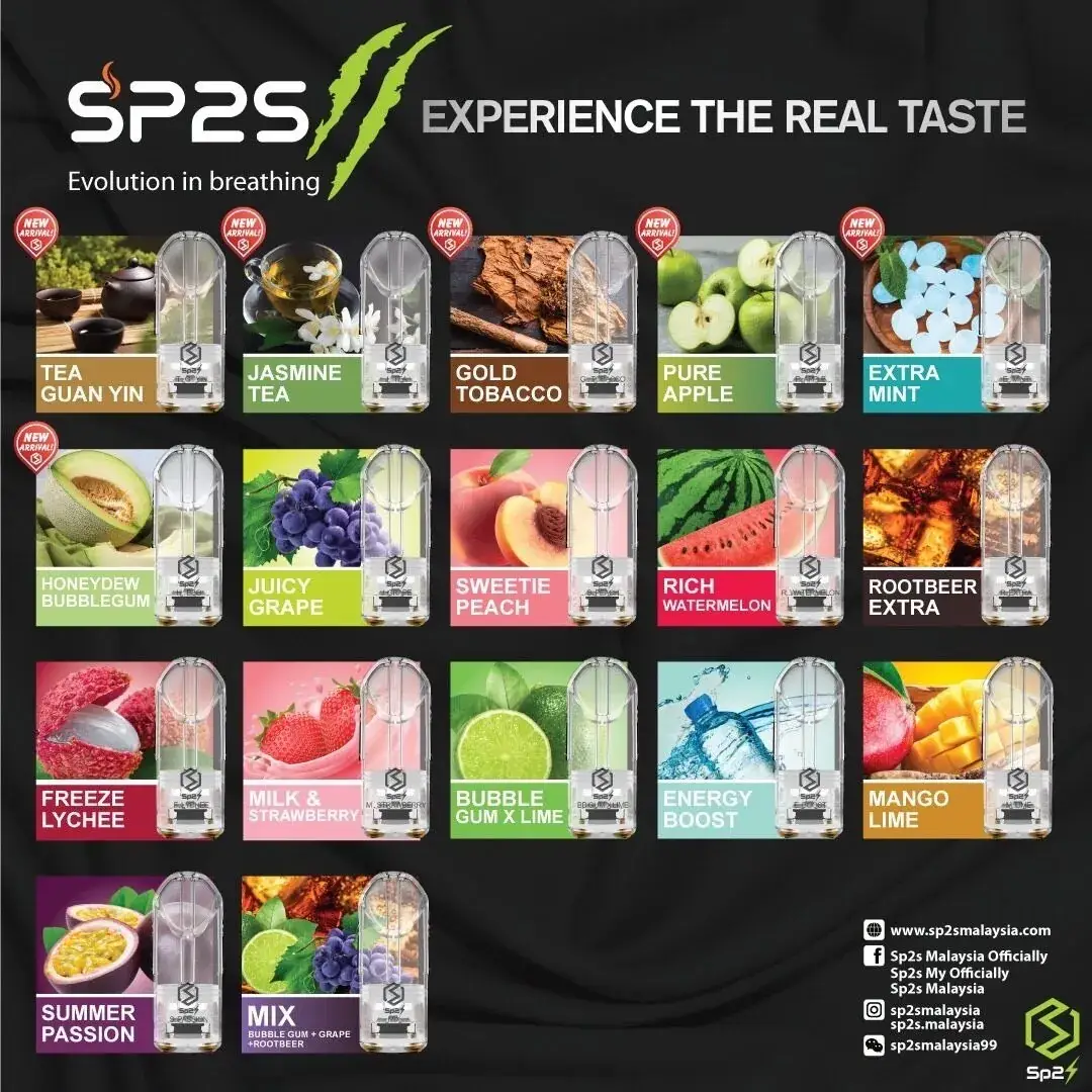 【口香糖味】SP2S煙彈 適配一代主機 3顆替換裝-2
