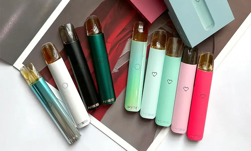 【13色現貨】鎧斯Kiss主機 Kis5電子煙主機 適配一代煙彈 雙模式啵啵桿-1