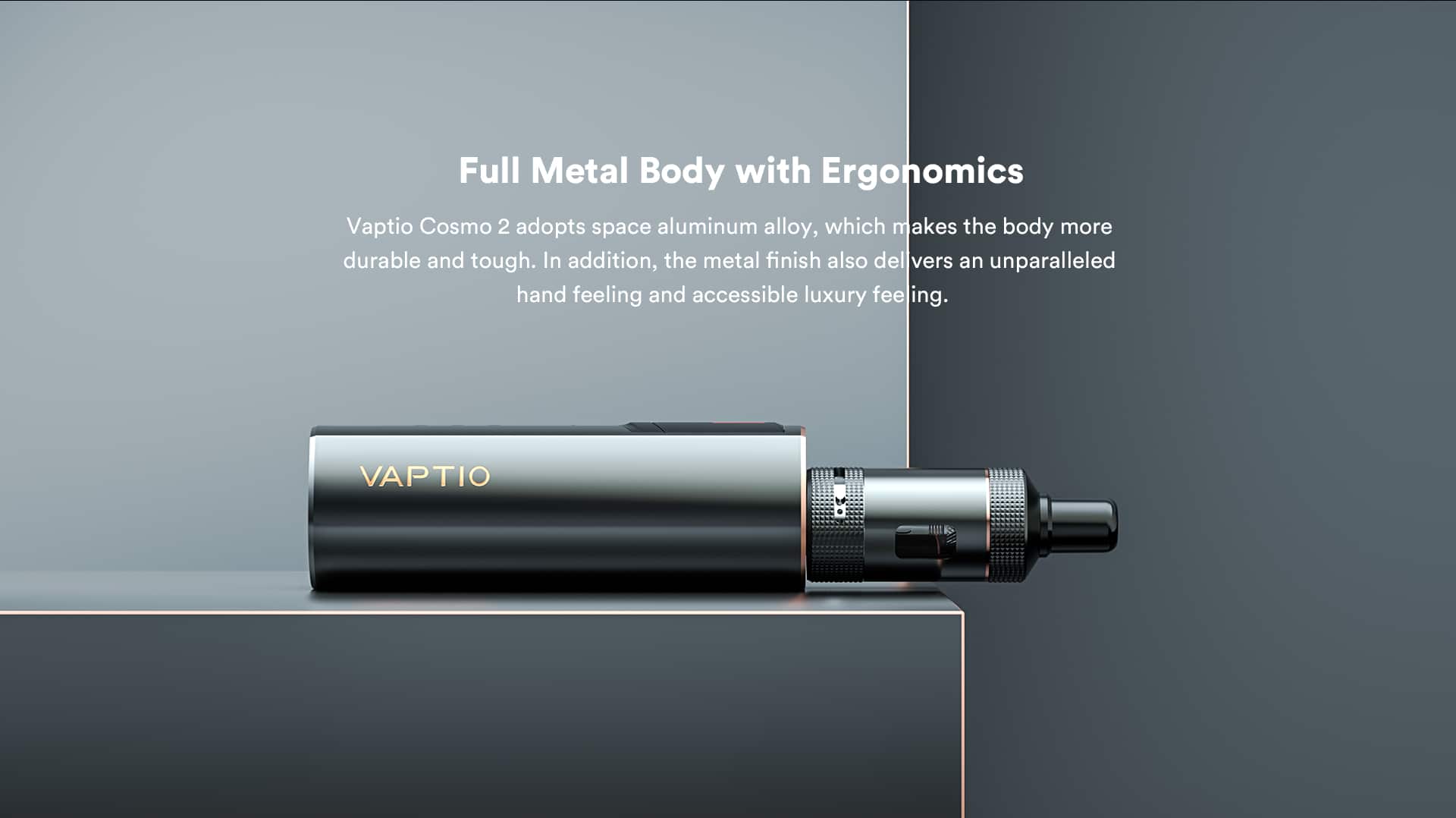 VAPTIO COSMO 2 KIT套裝｜2000mAh電池｜三段輸出調整｜Type-C快充電子煙主機-1