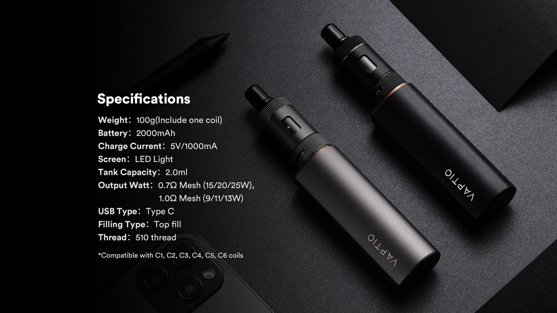 VAPTIO COSMO 2 KIT電子煙主機