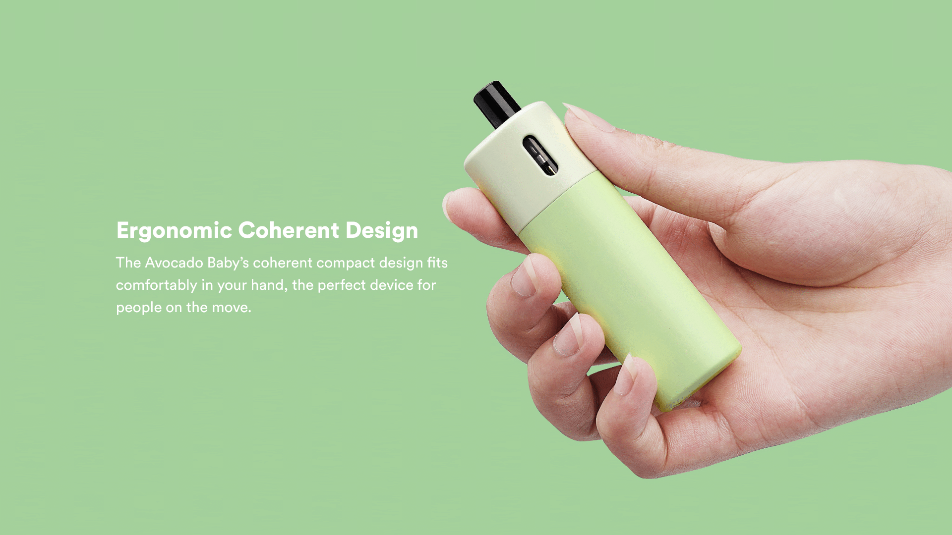 VAPTIO Avocado Baby 酪梨寶寶｜1100mAh 小煙主機套裝｜三段功率調整-1