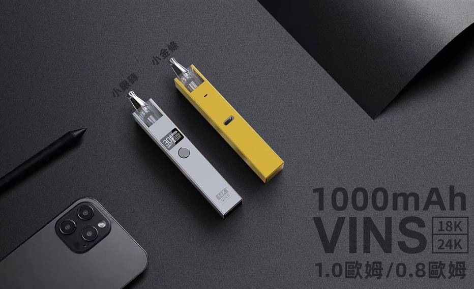 VINS 24K小金條與18K小銀磚小煙套裝