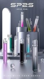 SP2S Pro國際版發光電子煙主機｜多色選擇・適配一代煙彈・時尚夜光設計